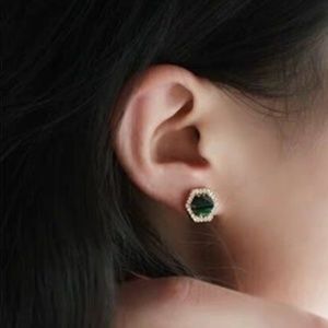 Marc Jacobs Green/Gold Earrings